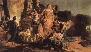 Giovanni Battista Tiepolo The Finding of Moses oil